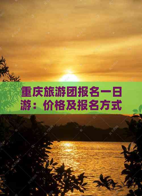 一日游旅游团报名全攻略：避坑指南与性价比选择技巧